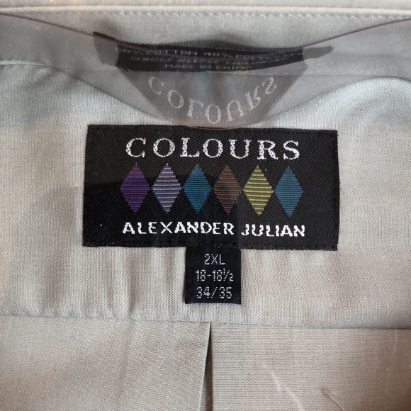 Alexander Julian Colours Dress Shirt & Silk Tie - Picture 5 of 15